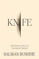 Portada de Knife: Meditations After an Attempted Murder