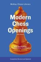 Portada de Modern Chess Openings: MC0-15