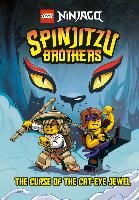 Portada de Spinjitzu Brothers #1: The Curse of the Cat-Eye Jewel (Lego Ninjago)
