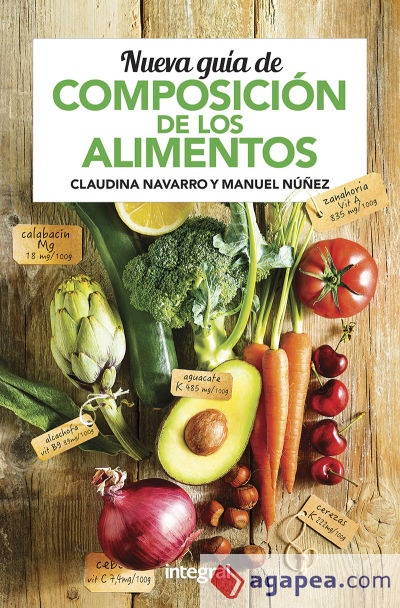 Nueva guía de composición de los alimentos