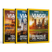 Portada de Pack storica speciale viaggi luoghi meravigliosi. Contiene 3 rivista