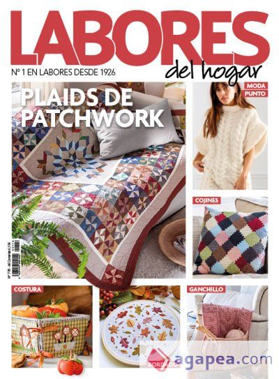 Revista Labores #778 | Plaids de patchwork