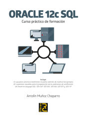 Portada de ORACLE 12C SQL. CURSO PRACTICO DE FORMACION