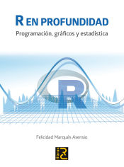 Portada de R en profundidad. Programación, gráficos y estadística