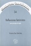 REFLEXIONES FEMINISTAS PARA PRINCIPIO DE SIGLO