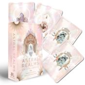 Portada de Astral Realms Crystal Oracle: A 33-Card Deck and Guidebook