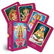 Portada de Lakshmi Blessings Oracle: 36 Gilded-Edge Full-Color Cards and 128-Page Book