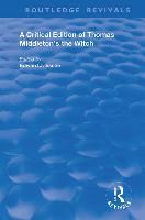 Portada de A Critical Edition of Thomas Middleton's the Witch