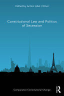 Portada de Constitutional Law and Politics of Secession