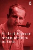 Portada de Marxism, Revolution and Utopia: Collected Papers of Herbert Marcuse, Volume Six