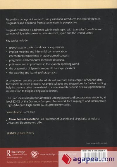 Pragmática del Español: Contexto, USO Y Variación