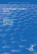 Portada de Social Attitudes in Northern Ireland: The 7th Report 1997-1998