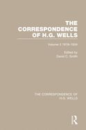 Portada de The Correspondence of H.G. Wells: Volume 3 1919-1934