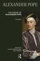 Portada de The Poems of Alexander Pope: Volume One