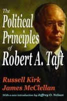 Portada de The Political Principles of Robert A. Taft