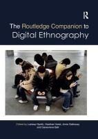 Portada de The Routledge Companion to Digital Ethnography