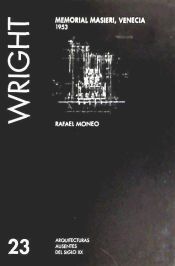 Portada de FRANK LLOYD WRIGHT: Memorial Masieri , Venecia 1953