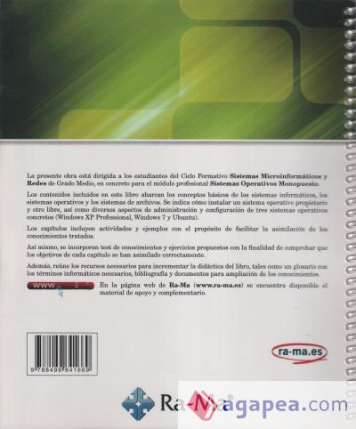 Sistemas Operativos Monopuesto. 2ª Edición (GRADO MEDIO)