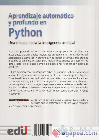 Aprendizaje automático y profundo en Python: una mirada hacia la inteligencia artificial