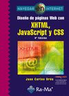 Portada de Diseño de páginas Web con XHTML, JavaScript y CSS. 3ª edición