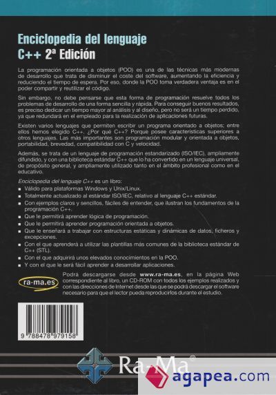 Enciclopedia del lenguaje C++. 2ª Edición Enciclopedia del lenguaje C++. 2ª Edición