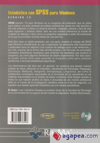 Estadística con SPSS para Windows versión 12