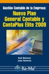 Portada de Gestión contable de la empresa: Nuevo Plan General Contable y Contaplus Élite 2009