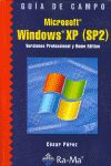 Portada de Guía de campo de Microsoft Windows XP (SP2). Versiones