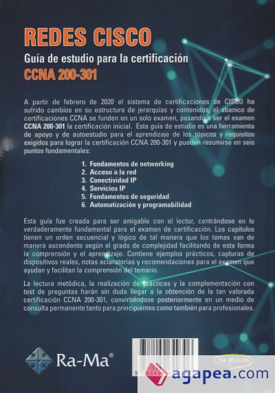 Redes Cisco, Guía de estudio para la certificación CCNA 200-301