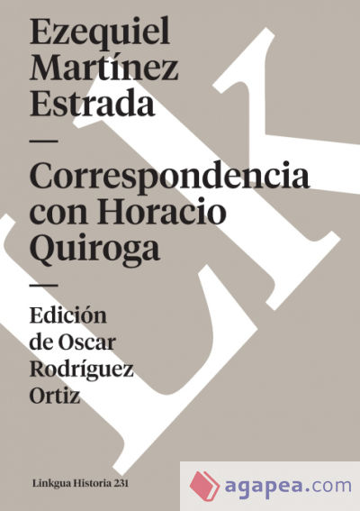 Correspondencia con Horacio Quiroga