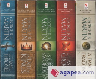 George R. R. Martin's a Game of Thrones 5-Book Boxed Set (Song of Ice and Fire Series): A Game of Thrones, a Clash of Kings, a Storm of Swords, a Feas