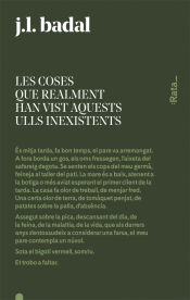 Portada de Les coses que realment han vist aquests ulls inexistents