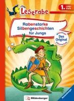 Portada de Rabenstarke Silbengeschichten für Jungs - Leserabe 1. Klasse - Erstlesebuch für Kinder ab 6 Jahren