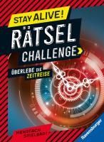 Portada de Ravensburger Stay alive! Rätsel-Challenge - Überlebe die Zeitreise - Rätselbuch für Gaming-Fans ab 8 Jahren