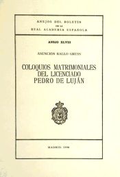 Portada de COLOQUIOS MATRIMONIALES DEL LICENCIADO PEDRO DE LUJÁN