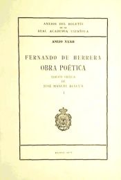 Portada de Fernando de Herrera: Obra poética