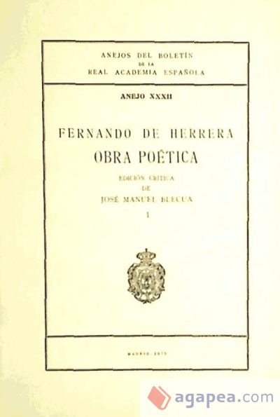 Fernando de Herrera: Obra poética