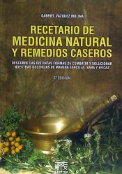 Portada de Recetario de medicina natural y remedios caseros