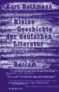 Portada de Kleine Geschichte der deutschen Literatur