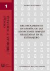 Reconocimiento en España de las adopciones simples realizadas en el extranjero