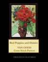 Red Poppies and Daisies: Van Gogh Cross Stitch Pattern