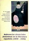 Referencias vivenciales femeninas en la literatura española (1830-1936)