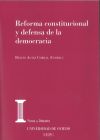 Reforma constitucional y defensa de la democracia