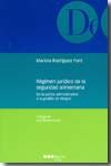 Régimen Jurídico De La Seguridad Alimentaria