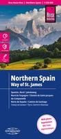 Reise Know-How Landkarte Spanien Nord / Jakobsweg 1 : 350.000