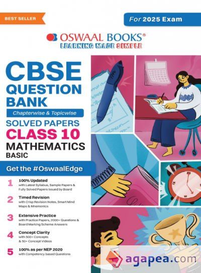 OSWAAL CBSE QUESTION BANK CLASS 10 MATHEMATICS (BASIC), CHAPTERWISE AND ...