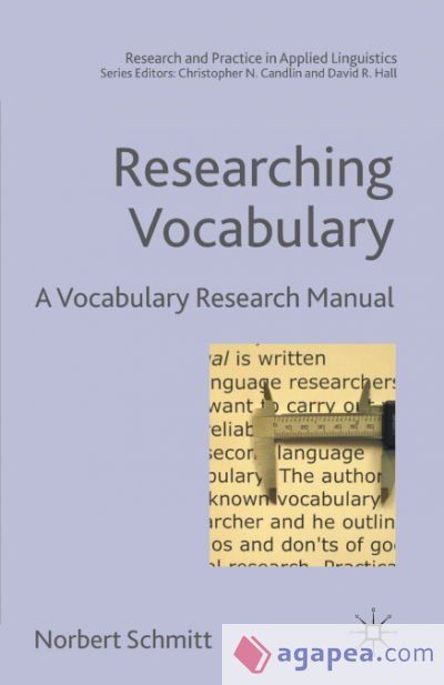 語学・辞書・学習参考書 Researching Vocabulary: Research Manual RESEARCHING VOCABULARY - NORBERT SCHMITT - 9781403985361