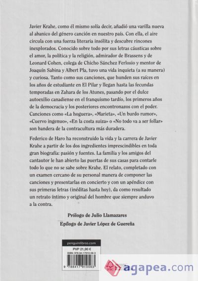 Javier Krahe. Ni feo ni cat&oacute;lico ni sentimental