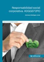 Portada de Responsabilidad social corporativa. ADGG072PO (Ebook)