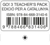 Portada de GO! 3 TEACHER'S PACK CATALAN